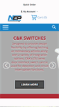 Mobile Screenshot of nepelectronics.com